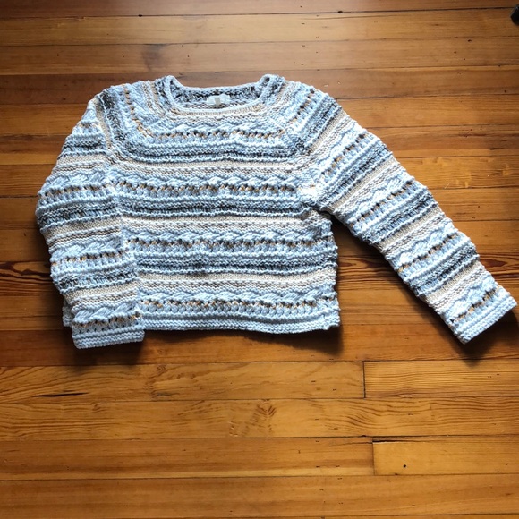 EUC Lou & Grey cropped beachcomber sweater size m - Picture 2 of 8